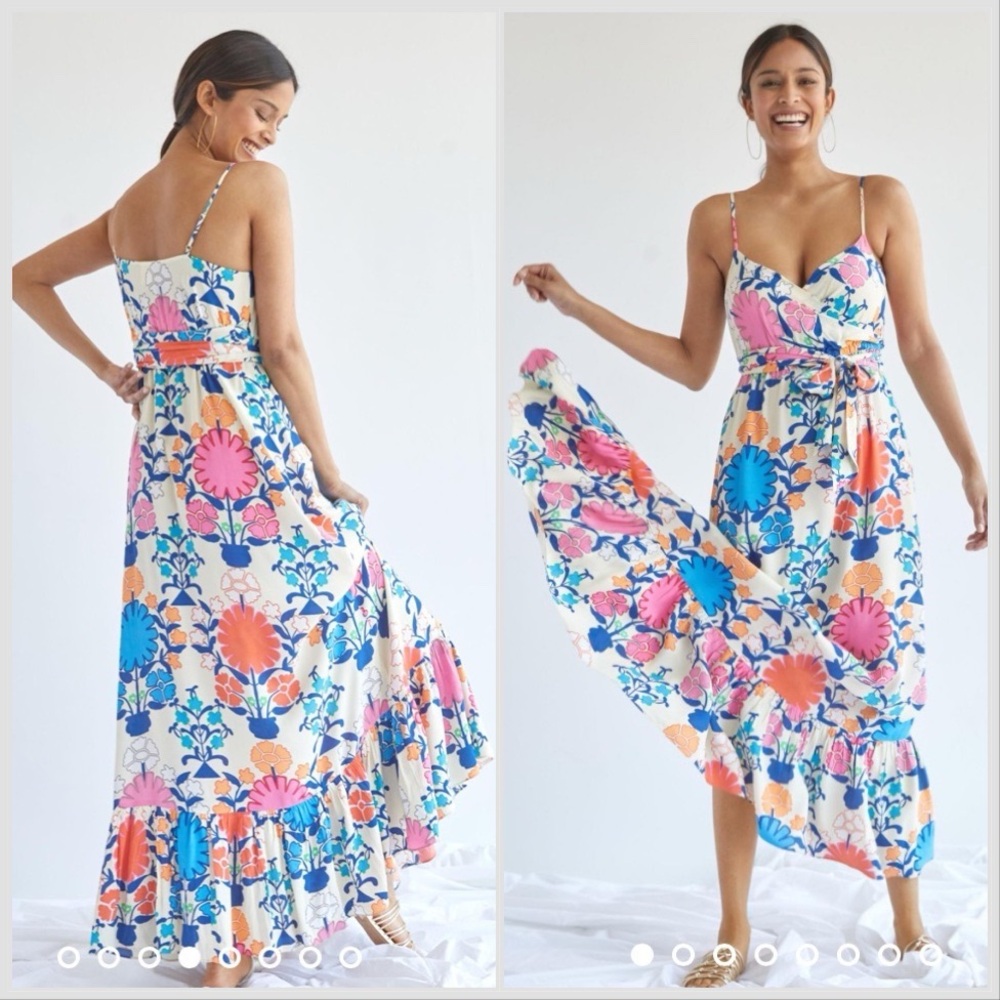 Plenty by Tracy Reese | Poppies Maxi Dress Turkish Floral, Anthropologie